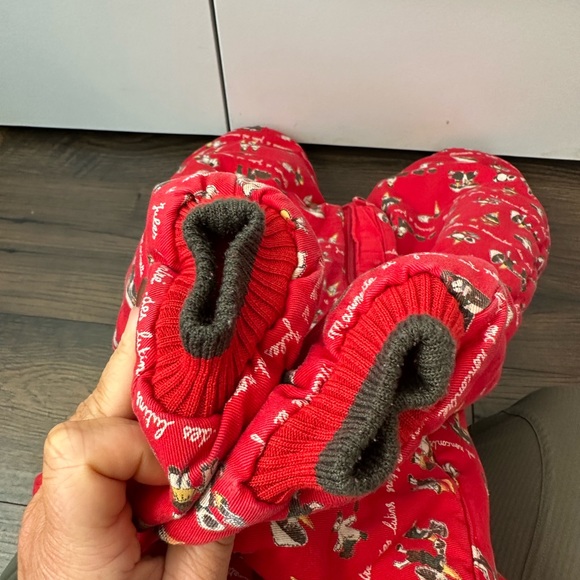 Vintage Petit Bateu Red Snowsuit (Size 1AN/12 Months) - Picture 5 of 7